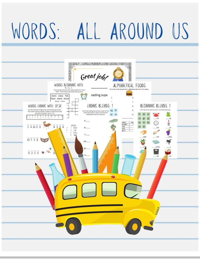 Engaging crossword puzzle designed to enhance spelling skills in first graders 1st Grade Vocabulary Crossword worksheet featuring phonics challenges for young learners