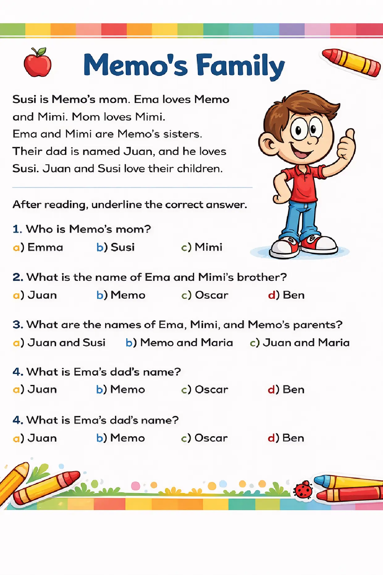 First grade students engaging with a Picture Comprehension worksheet focused on place value concepts. Image of worksheet number 10 featuring colorful illustrations for comprehension activities.