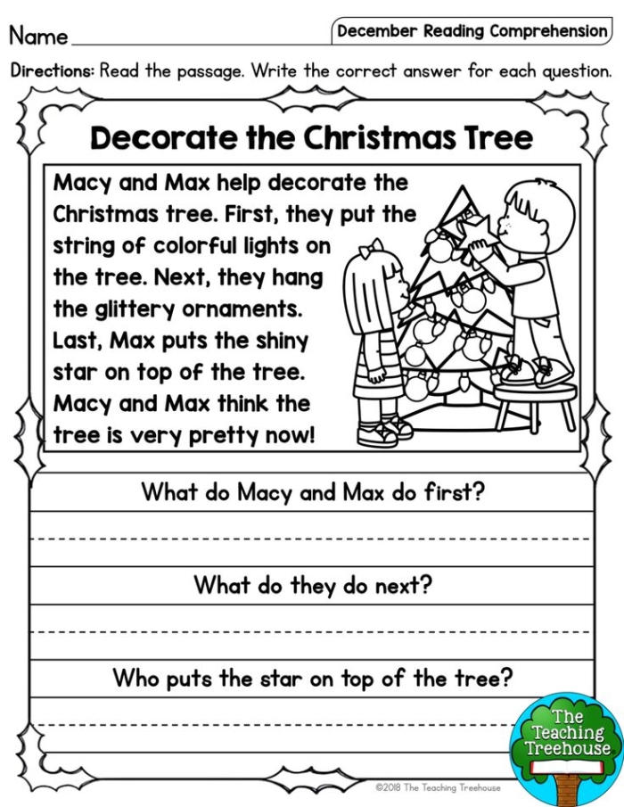 Picture comprehension worksheet for first graders focusing on place value concepts depicted in engaging images. Image illustrating children identifying activities in various pictures for reading comprehension.