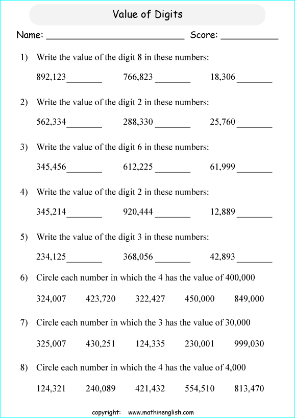First grade student working on a place value worksheet to identify tens and ones for two-digit numbers
