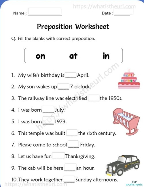 Preposition Practice Worksheet Six for First Grade Writing Skills First grade students finding hidden pets to practice using prepositions on a writing worksheet