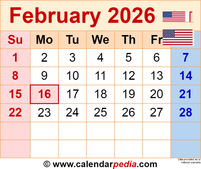 Worksheet for identifying and writing calendar days in February 2026 First grade students practicing February 2026 calendar days and dates in a fun worksheet