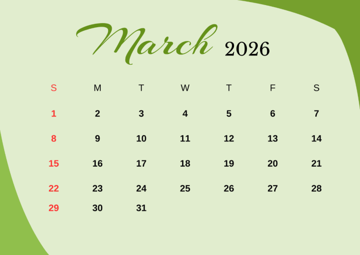 Engaging calendar math activities for young learners in March 2026 First grade worksheet for reading calendar days and dates in March 2026