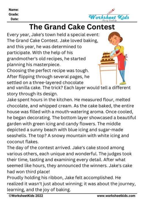 Reading Comprehension Worksheet: Map That Story! for First Grade Students. Worksheet for first graders to enhance reading comprehension by mapping out a story. Engaging activity to help students retell stories and identify characters.