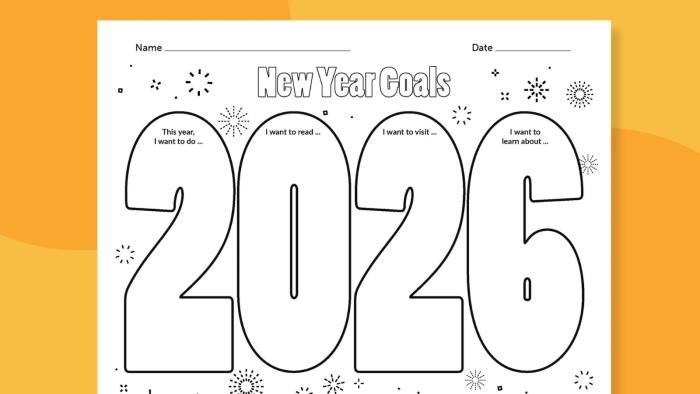 First grade My Reading Goals worksheet to track student progress