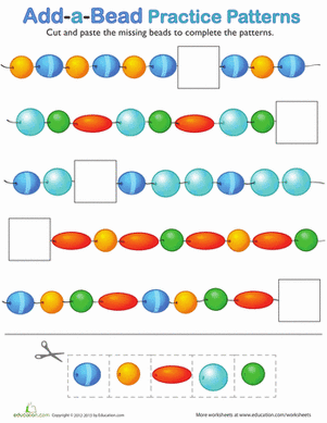 First grade students solving an Earth and Space Science pattern quiz worksheet