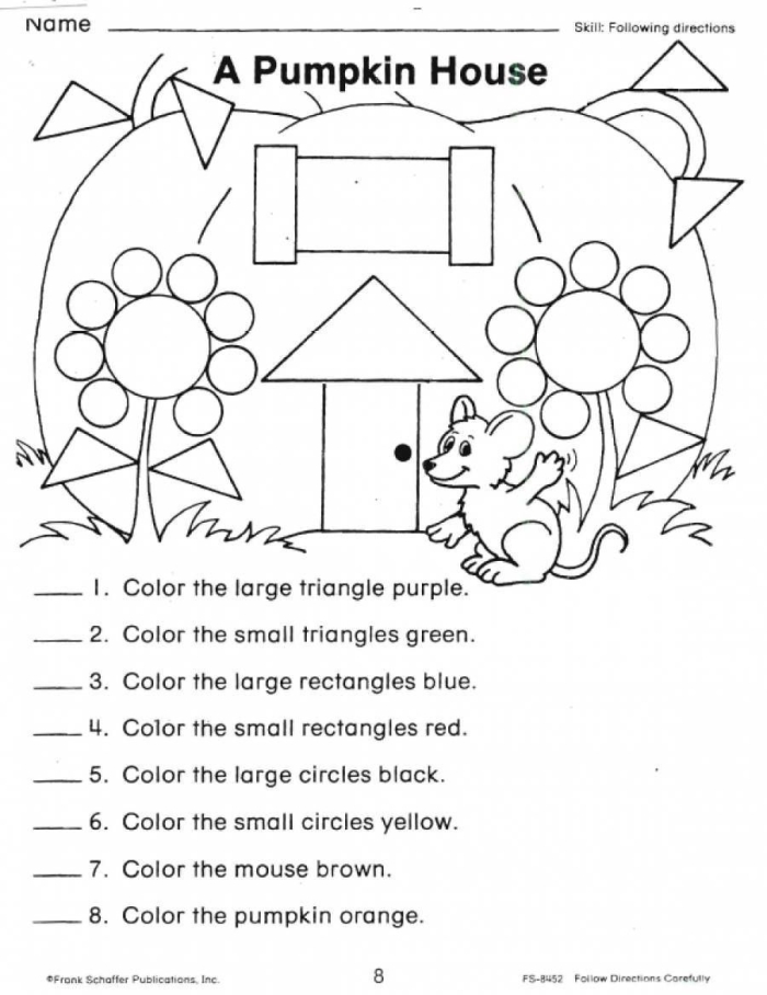 Following Directions Practice: Solve the History Riddle Activity for Young Learners First grade student following sequential directions worksheet with riddle activity for history lesson