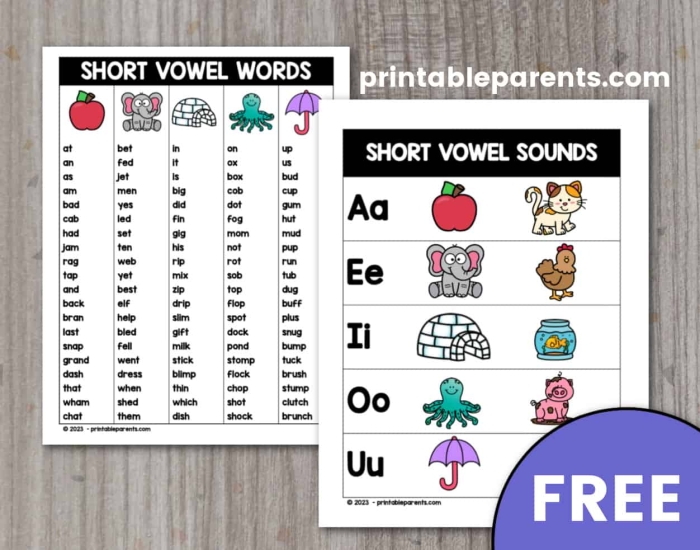 Worksheet focusing on short vowel sounds with the letter "E" for first graders