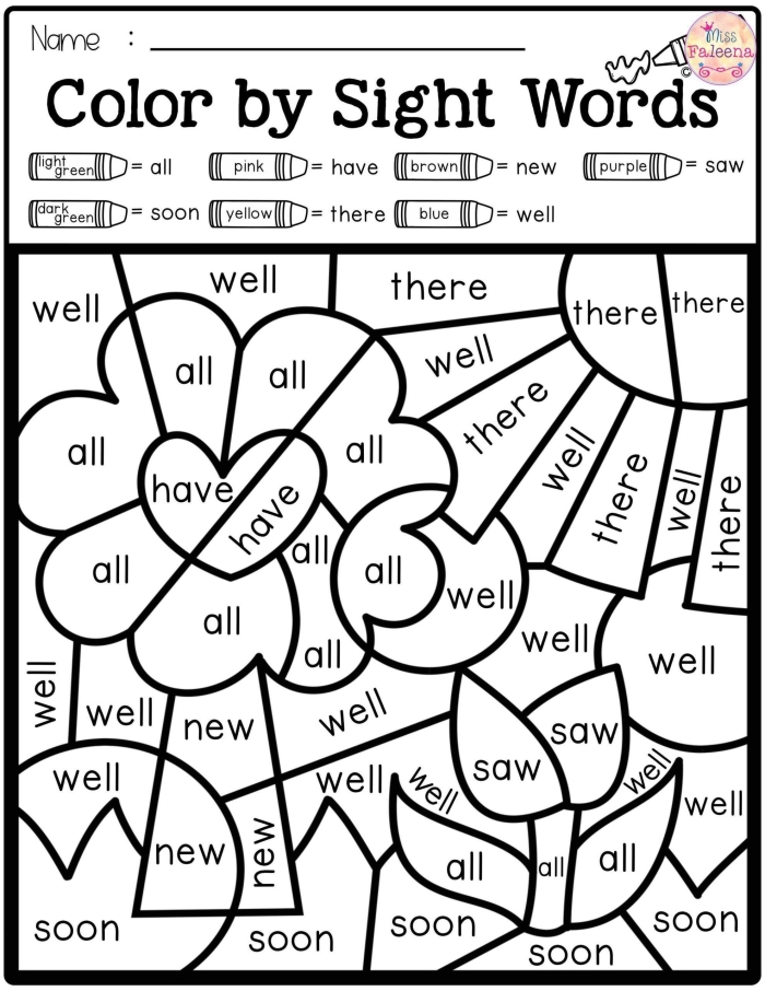 Engaging sight word search activity for early learners to enhance vocabulary skills First grade worksheet featuring a sight word search focusing on words that start with the letter A