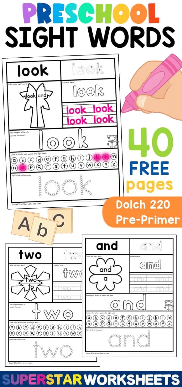 Sight Words Inventory Worksheet for First Grade Reading Assessment 11 First grade student completing a sight words inventory assessment worksheet