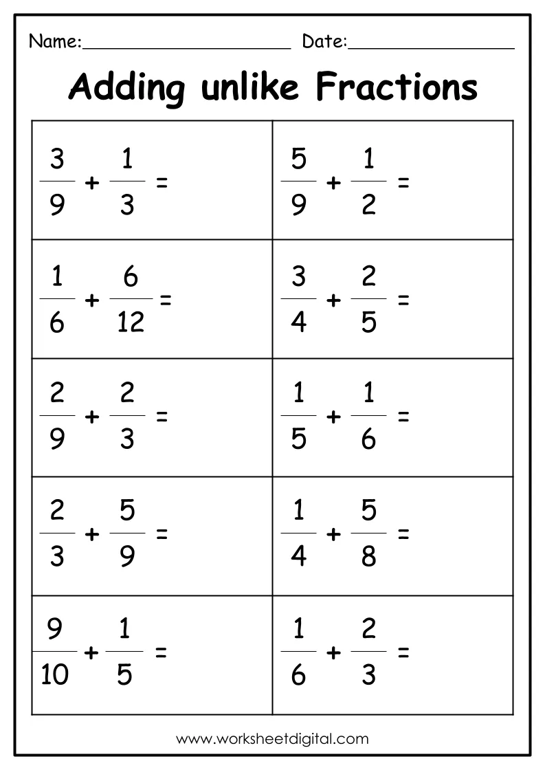 Engaging quiz to help first graders review shapes and basic fractions concepts Practice Test worksheet featuring simple shapes and fractions for first graders