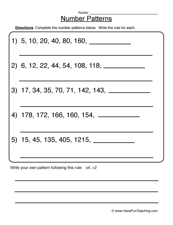 Number Patterns Chart Worksheet for First Grade Activity 7 First grade student filling out a colorful number patterns chart worksheet by skip counting