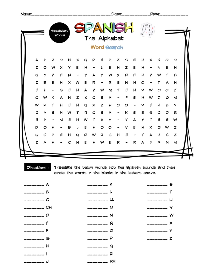 Spanish Alphabet "A" Worksheet for Reading Practice in First Grade Colorful worksheet introducing the Spanish letter "A" for first graders