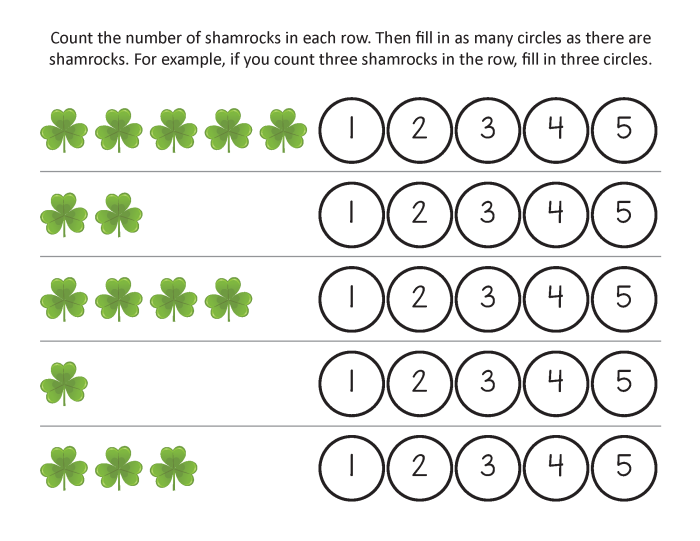 First grade St. Patricks Day dot-to-dot worksheet featuring a math puzzle with numbers 1 to 77