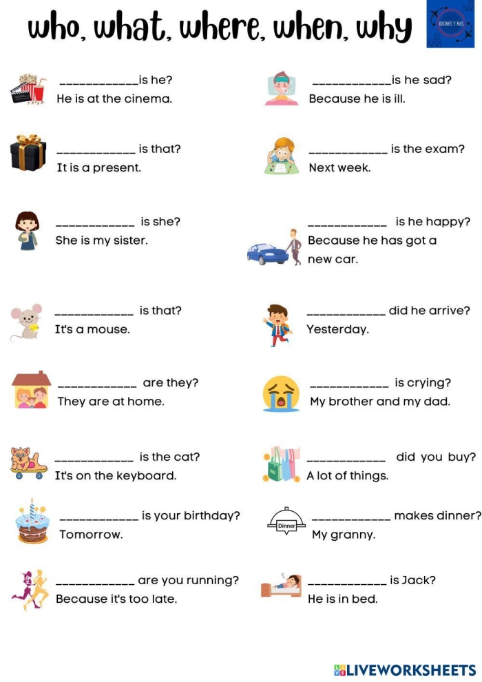 Who, What, Where Graphic Organizer for First Grade Fraction Lessons Worksheet for identifying characters, setting, and events in a fiction story. Graphic organizer for first graders to enhance comprehension skills.