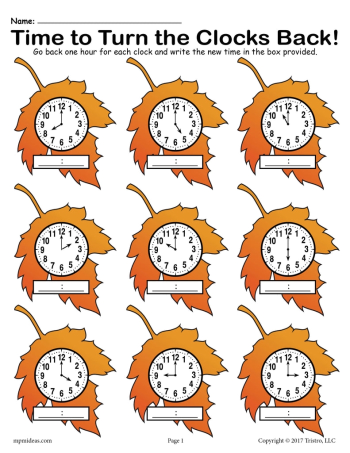 Reading an analog clock beginner worksheet for first grade number ten First grade student using a Find the Time worksheet to learn how to read an analog clock