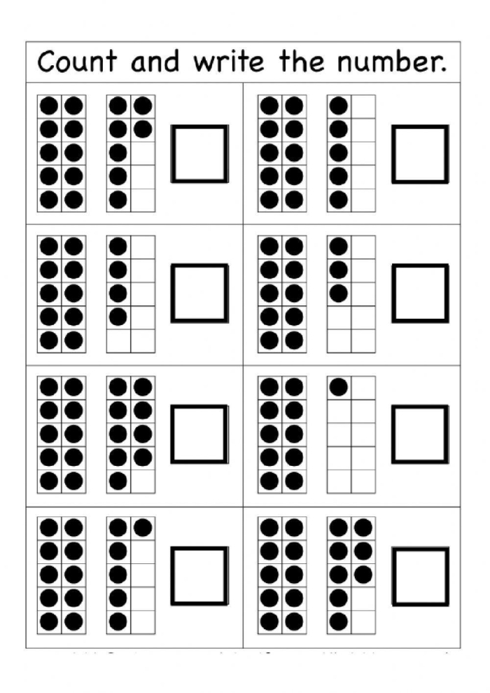 Subtracting Within 20 Using Ten Frames: Missing Numbers Worksheet for First Grade Friendly worksheet for first graders to practice subtracting within 20 using ten frames