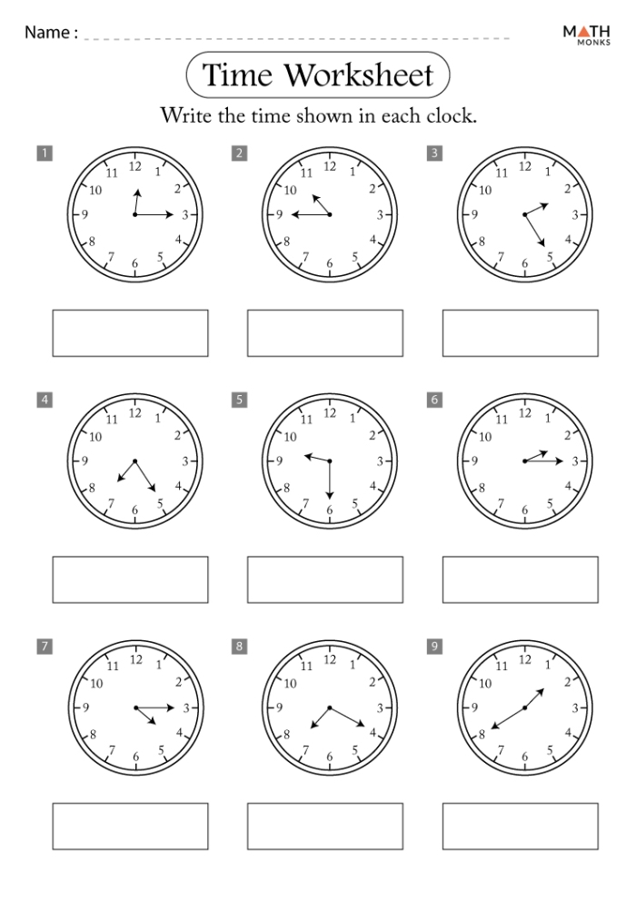 Fill-in-the-bubbles quiz for reviewing time skills in multiplication First grade time quiz worksheet focusing on telling time on an analog clock