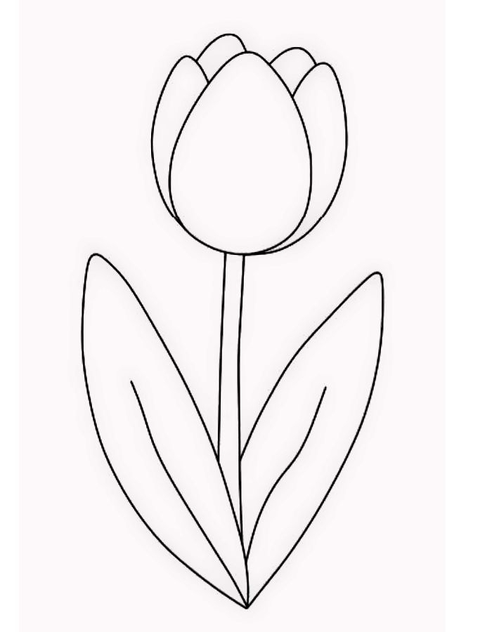 Spring-themed tulip diagram worksheet for coloring and educational fun in first grade Coloring page featuring a tulip diagram for first graders to enhance their grammar and mechanics skills
