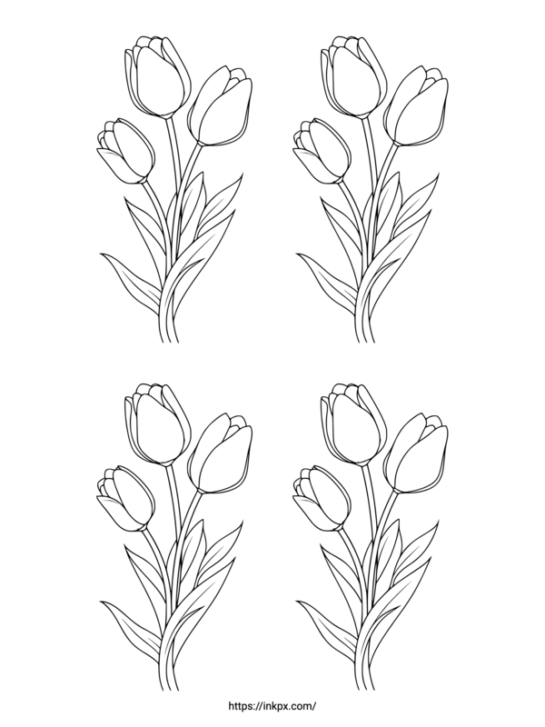 Spring-themed tulip diagram worksheet for young learners to enjoy and enhance their skills Coloring page featuring a tulip diagram for first-grade students learning about grammar and mechanics