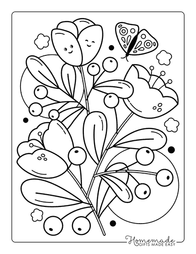 Engaging tulip diagram worksheet to celebrate spring and enhance grammar skills Coloring page of a tulip diagram for first graders learning about flowers