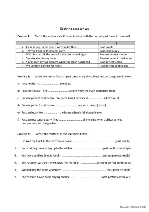 Worksheet featuring activities for first graders to identify verbs in sentences