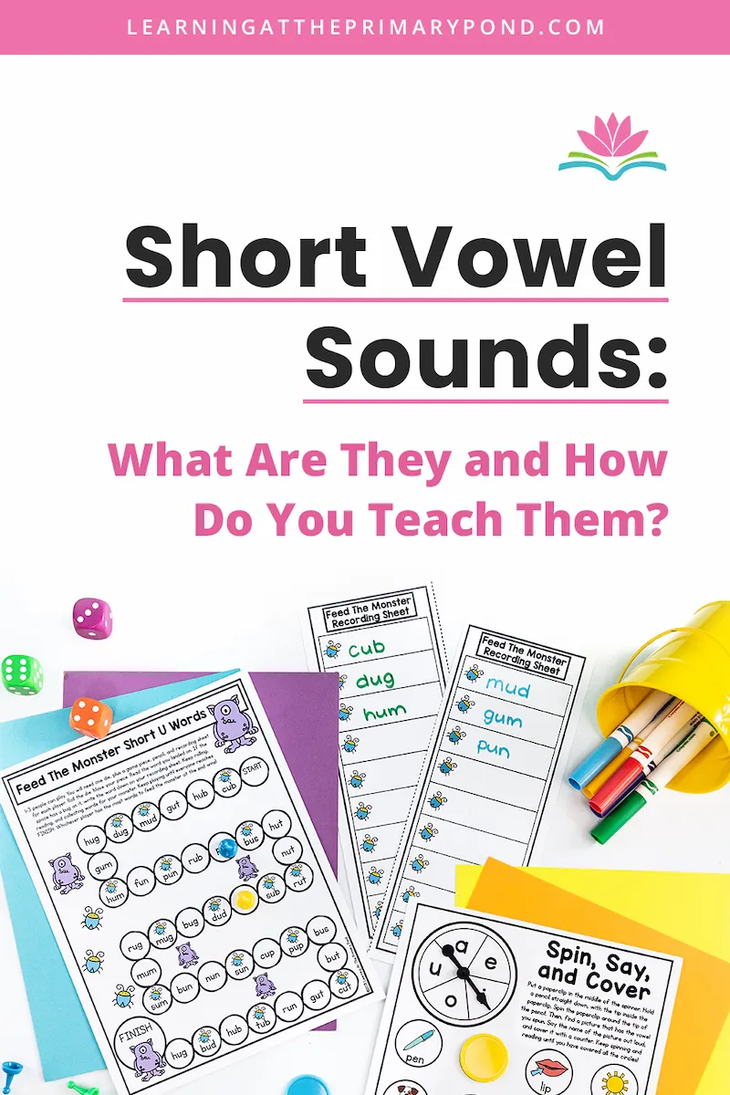 Vowel Sounds evaluation sheet for first-grade phonics skills Phonics Practice Test worksheet focusing on vowel sounds for first graders