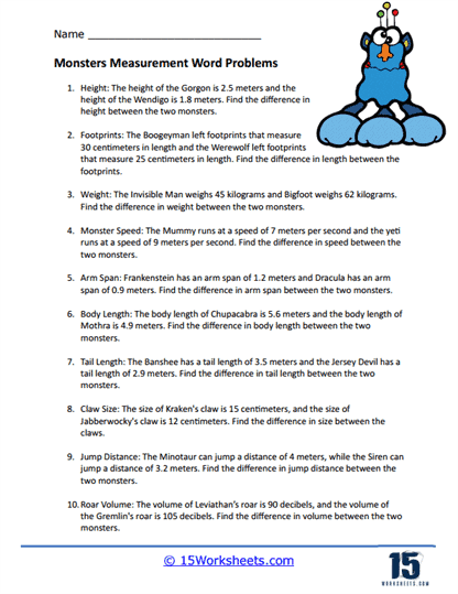 Practice Test Word Problems Worksheet for First Grade Math Review First grade student completing a math worksheet with addition and subtraction word problems
