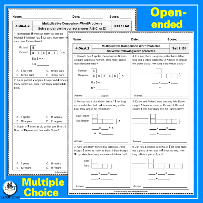 Practice Test: Word Problems worksheet for first grade review Worksheet featuring addition and subtraction word problems for first graders