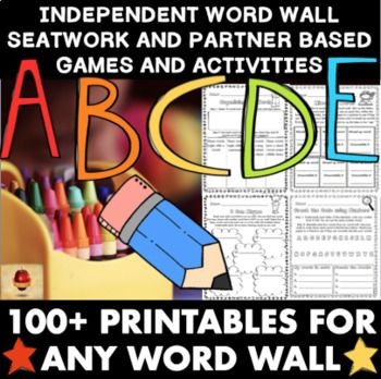 First grade addition worksheet with a word wall scavenger hunt activity 17