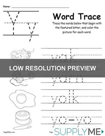 Engaging activity to teach sounds of y-ending words for young learners Worksheet for first graders focusing on words that end with the letter y