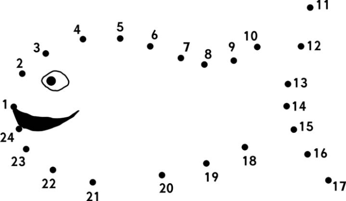 Ratios and Proportions worksheet for First Grade Fish Connect the Dots worksheet for first graders, featuring counting from 1 to 33 to reveal a fish drawing. Connect the dots to complete the fish image while practicing ratios and proportions.