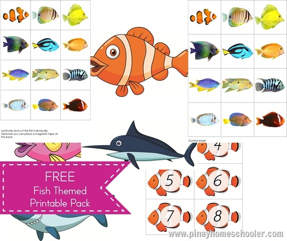 Fish Frenzy Worksheet 13 - Curved Line Tracing Practice for Preschool Pre-K student tracing curved wave lines with colorful fish swimming from left to right on the Fish Frenzy worksheet activity thirteen