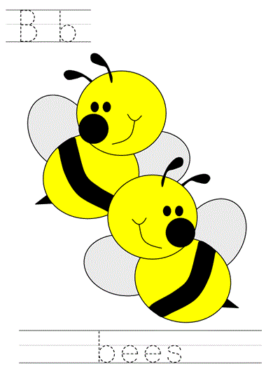 Five Busy Honey Bees worksheet for Pre-K students to enhance division skills