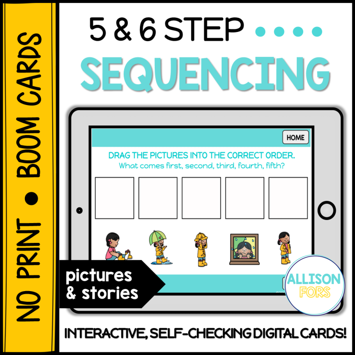 Five Finger Story Sequencing worksheet graphic organizer for second graders