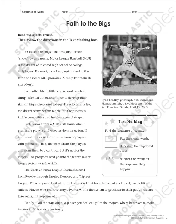 Five Finger Story Sequencing worksheet for second graders organizing story elements