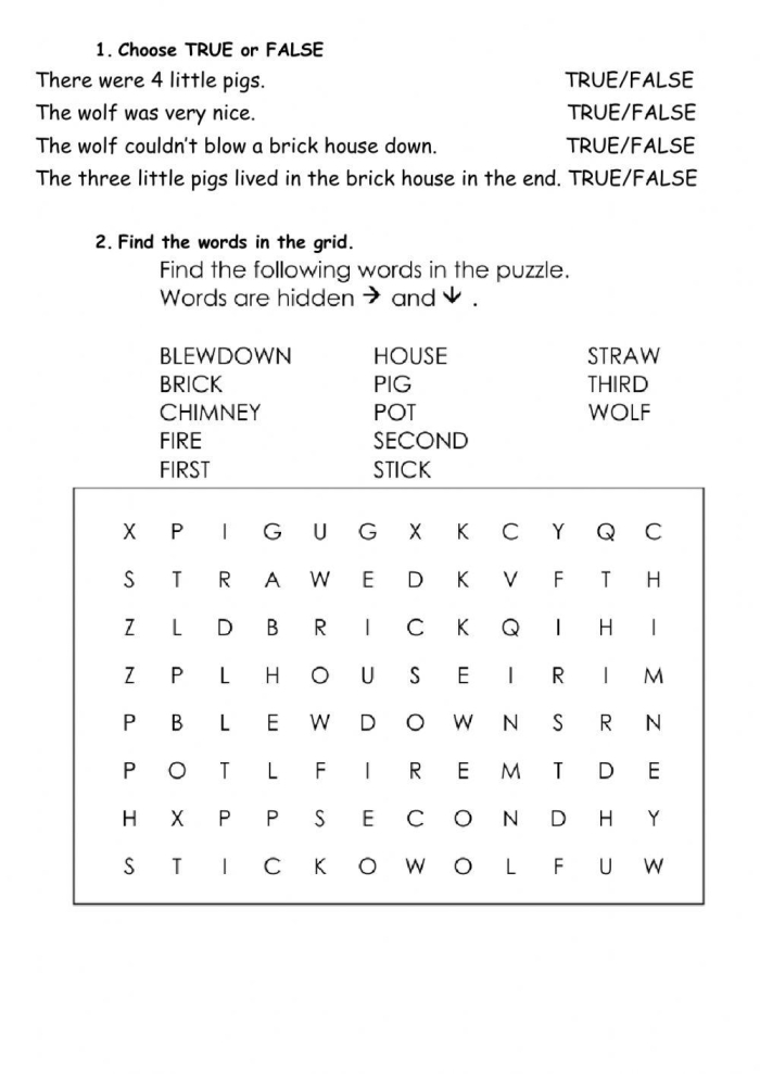 Engaging reading comprehension activity for young learners Worksheet featuring "The Five Little Pigs" poem for kindergarten students