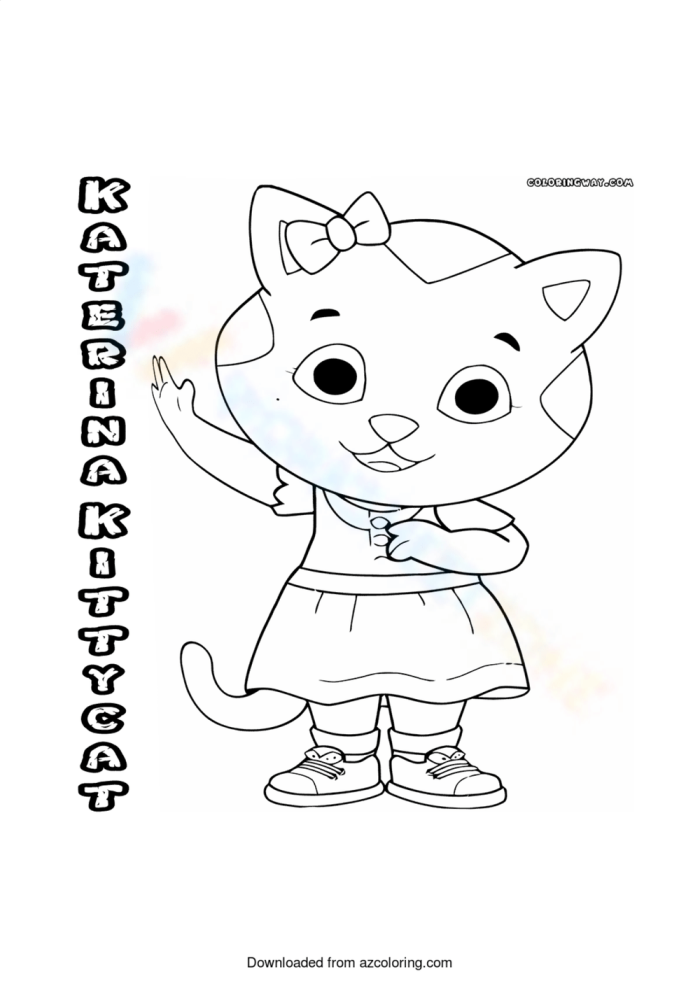 Fix the Sentences: Grammar Practice for Kindergarten Kitty Cat worksheet for practicing sentence capitalization and punctuation