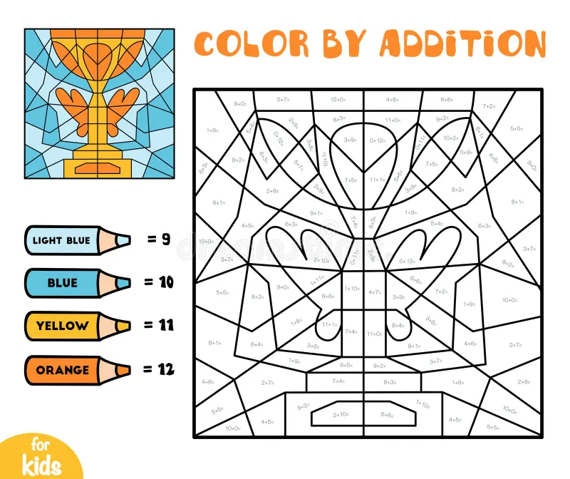 Second grade students solving two-digit subtraction problems on a worksheet featuring colorful flamingo illustrations