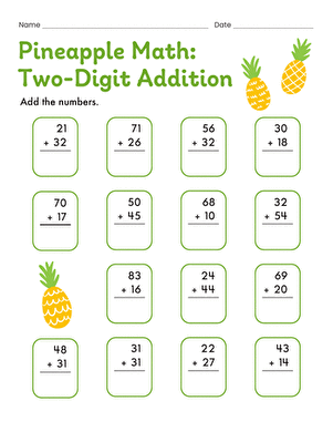 Cheerful worksheet featuring flamingos designed to help second graders practice two-digit subtraction by borrowing