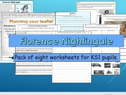 Engaging educational resource about Florence Nightingale's life and achievements Florence Nightingale biography worksheet for third graders to explore her impact on nursing