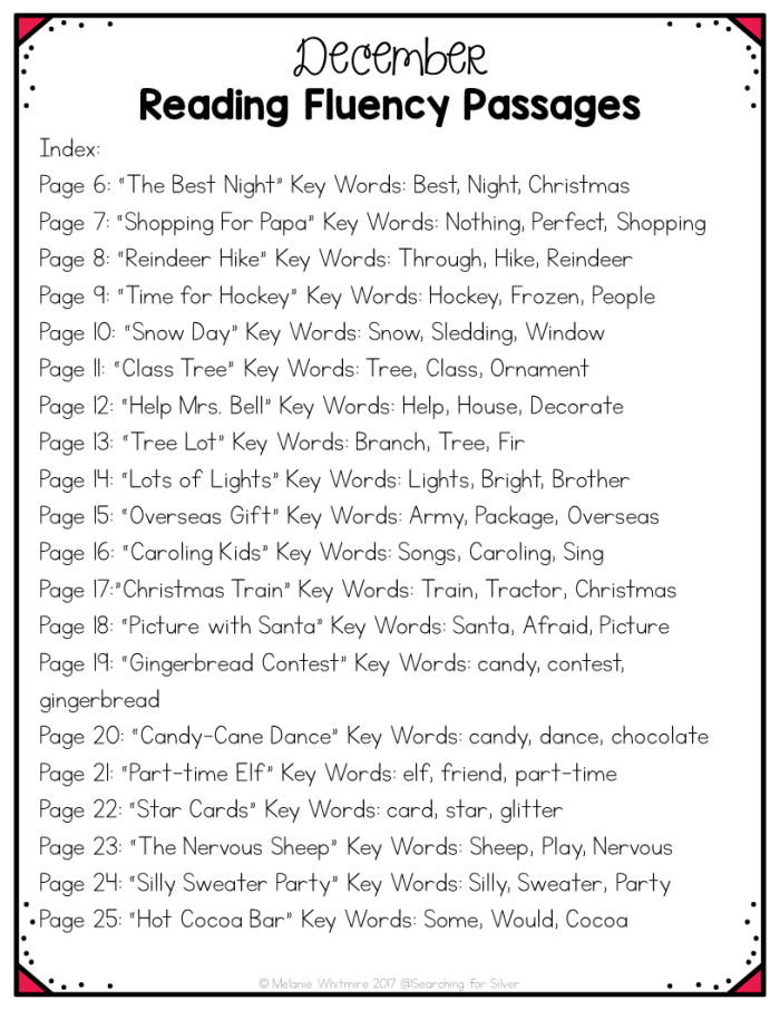 Children practicing reading fluency with an excerpt from Through the Looking-Glass