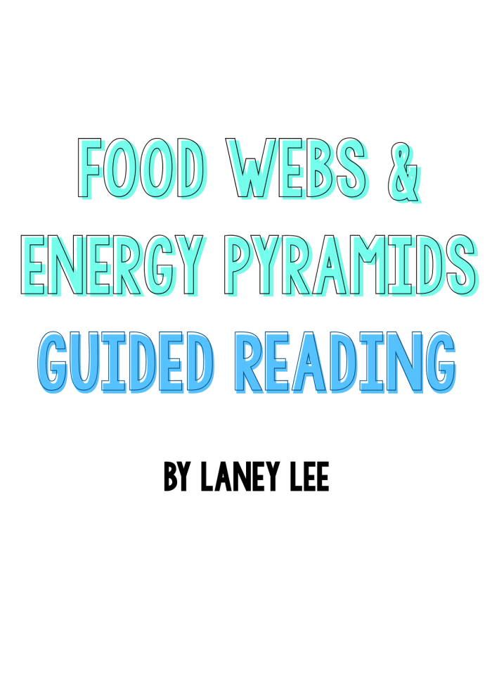 Engaging multi-page worksheet focused on understanding food webs and improving comprehension Food Webs Reading Comprehension worksheet for fourth-grade students to enhance their reading skills