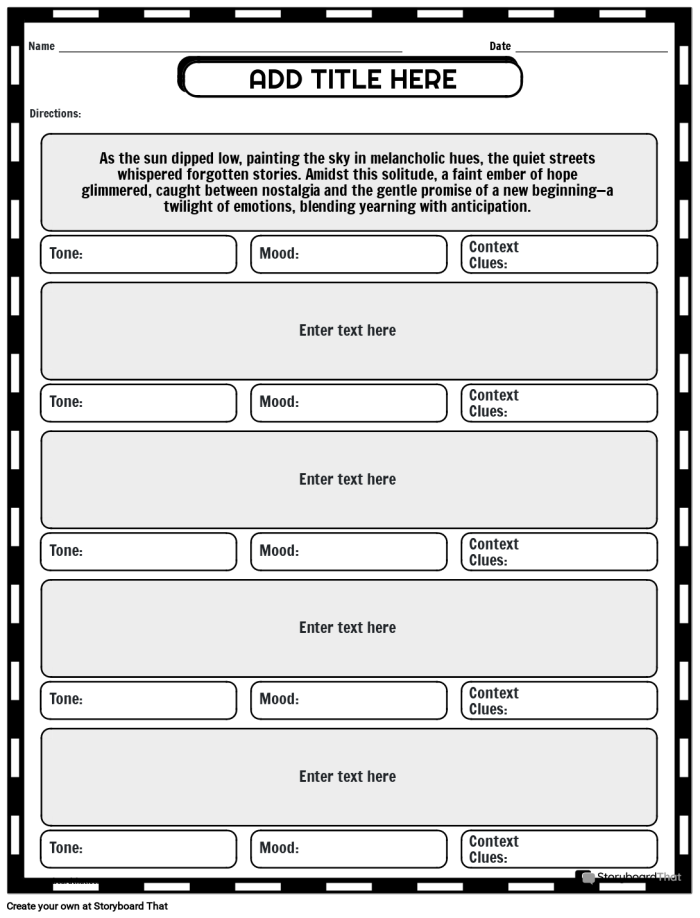 Writing With a Formal Tone Practice Sheet for Grade 6 Sixth grade student completing a formal tone writing exercise on a worksheet with examples of informal and formal language