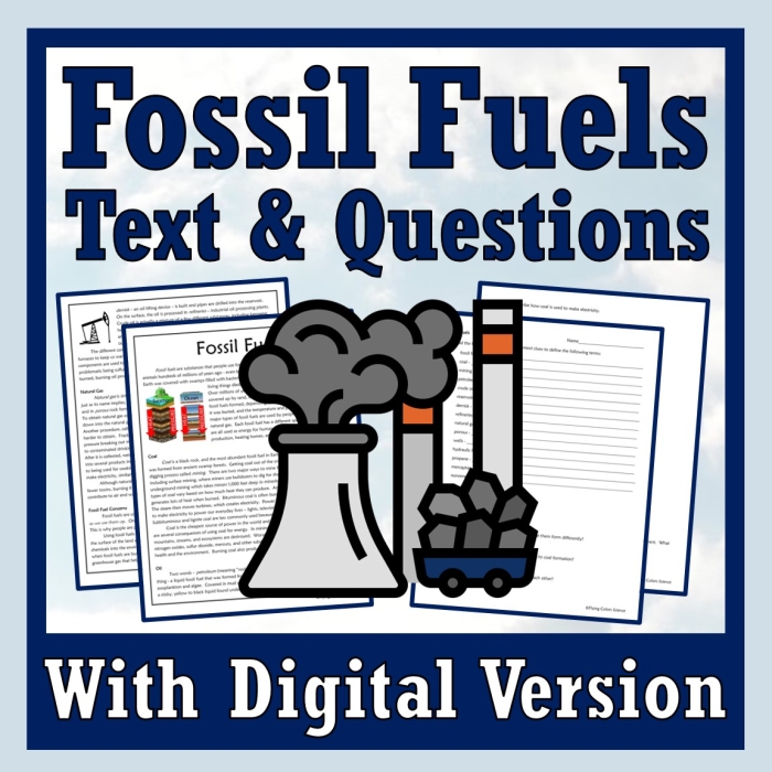 Human Impact Fossil Fuels Worksheet for History Class 10 Sixth grade students researching the environmental consequences of fossil fuels on a printable worksheet