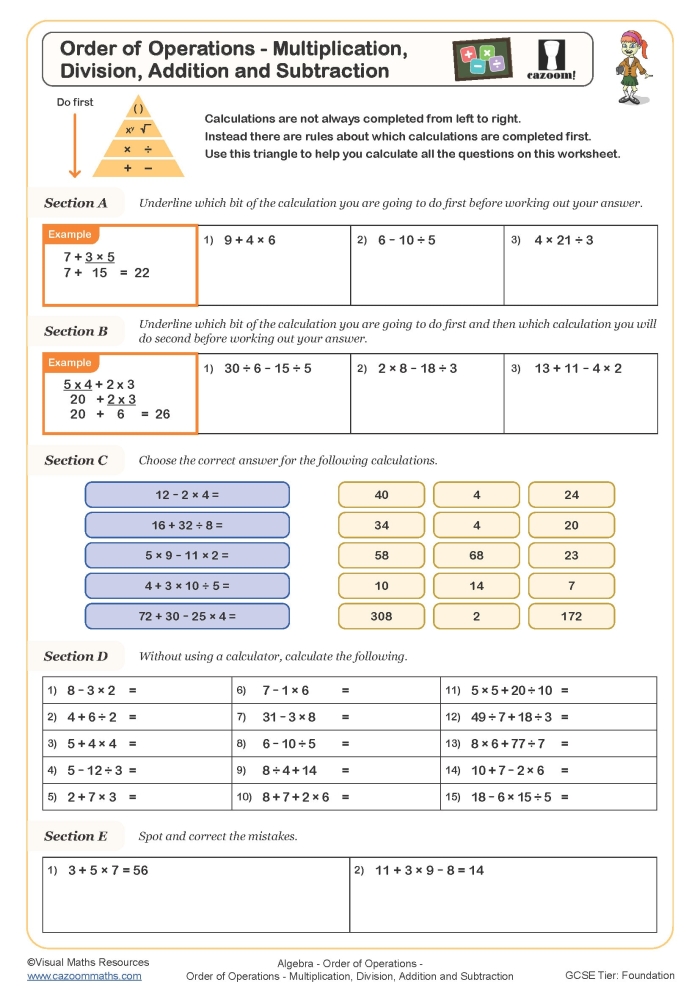 Worksheet featuring the Four in a Row: Mixed Operations game for third graders to practice math skills. Engaging math puzzle worksheet for students to review basic operations while playing with a partner.
