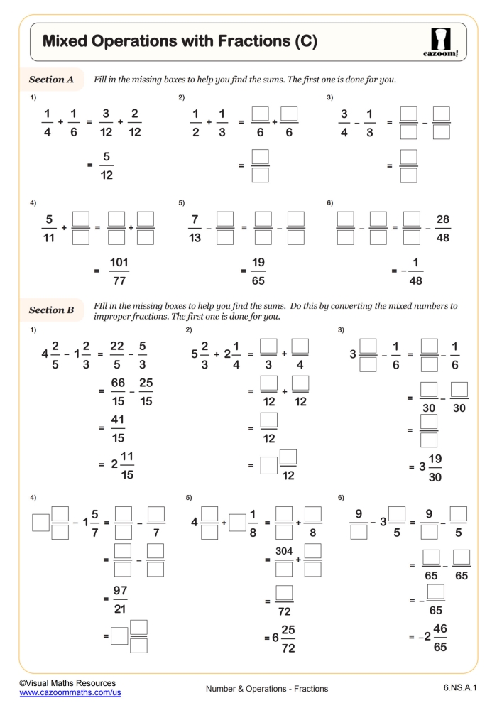 Colorful worksheet featuring the Four in a Row: Mixed Operations game for third graders