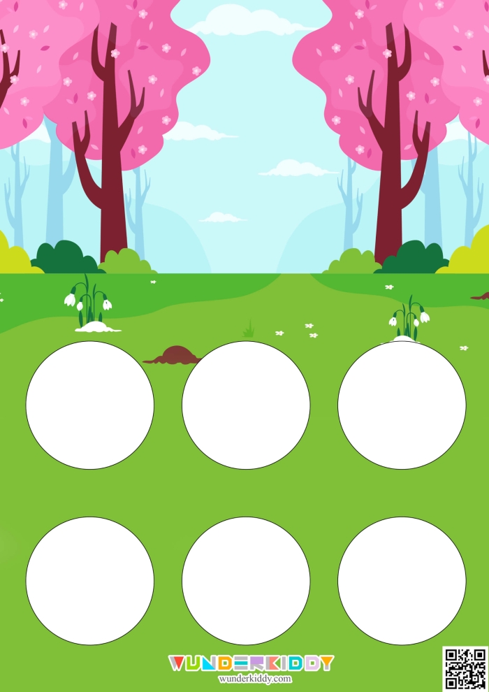 Kindergarten student completing a Four Seasons Activity Placemat worksheet with seasonal illustrations to color