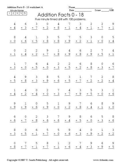 Engaging fourth-grade addition worksheet for a quick math drill