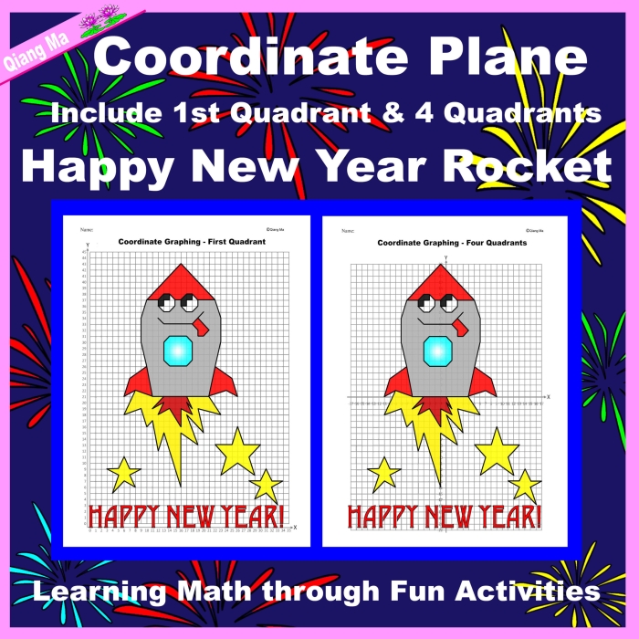 Coordinate Points at the Air Show worksheet for fourth graders Worksheet featuring a grid for plotting coordinate points at an air show